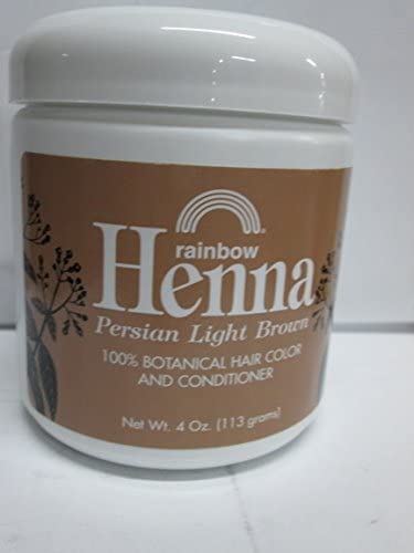 RAINBOW RESEARCH HENNA,PERSIAN LIGHT BROWN, 4 OZ Pack of 2