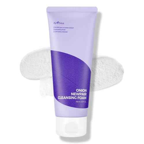IsNtree Onion Newpair Cleansing Foam 150ml, 5.07 fl.oz | High-moisture cleansing foam to care spots left by dryness pores uneven skin texture