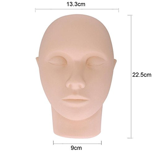 Pro Mannequin Training Head for Eyelash Extensions & Makeup
