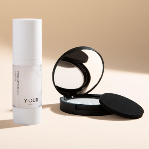 Y'OUR Makeup Setting Duo | Oil Control & Pore-minimizing | Airbrushed & Flawless Finish | Lightweight & Long-Lasting Makeup Base, Gifts for Women