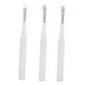3-Piece Silicone Eyebrow Brush Set with Dust Cover | Travel Tool