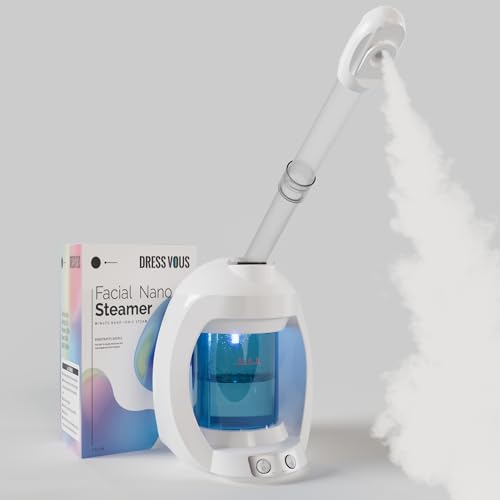 Nano Ionic Facial Steamer with Ozone for Home Spa