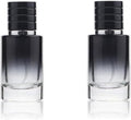 2Pcs 30ml Black Glass Perfume Atomizer Spray Bottles