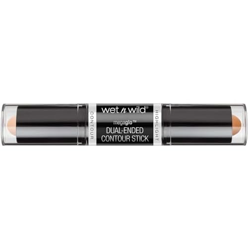 NYX PROFESSIONAL MAKEUP Bare With Me Primer & wet n wild MegaGlo Contour Stick Light Medium Cruelty-Free Bundle