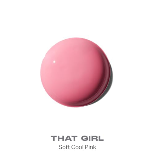 Morphe Hot Shot Blush Drops - Hydrating, Buildable Liquid Blush for Cheeks with Niacinamide and Antioxidants- Buildable, Waterweight Formula for a Natural Finish - That Girl (0.5 Fl Oz)