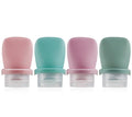 1oz Travel Bottles for Toiletries, Silicone Leak-Proof TSA Approved (4-Pack)