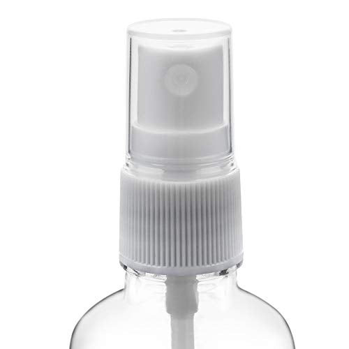 2oz Clear Glass Spray Bottles for Essential Oils - 3 Pack Fine Mist Set