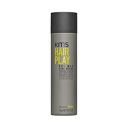 KMS HAIRPLAY Flexible Hold Texturizing Dry Wax Finishing Hairspray, 4.1 Oz