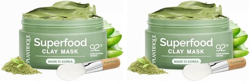 Korean Clay Face Mask with Avocado & Superfoods, 3.4 oz