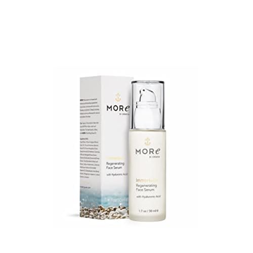 Dubrovnik Gold Face Serum with Hyaluronic Acid & Immortelle - Regenerating, Anti Aging Moisturizer - Pure, Natural, Paraben Free (1.7 oz. / 50 ml.)