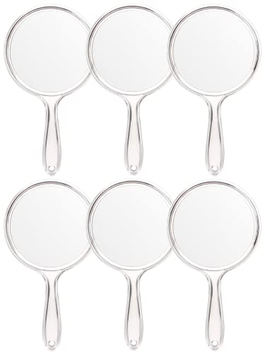 OMIRO Double-Sided 1X/3X Hand Mirror, 6-Pack, Clear (6pcs)