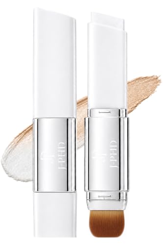 Aurovida 2-in-1 Color Changing Foundation Stick with Brush - Light Natural