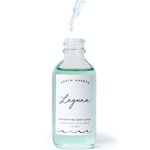 Earth Harbor | LAGUNA Replenishing Body Serum - Smoothes Complexion | Sea Botanicals & Blue Yarrow | 100% Plant-Based + Sustainable | 2 fl oz
