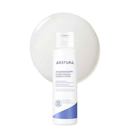 AESTURA ATOBARRIER365 Hydro Essence with Hydrating Amino Acids for Face | Lightweight Formula, Deep Hydration, Suitable for Dry & Sensitive Skin, Non-Comedogenic, 100ML / 3.38 fl. oz.