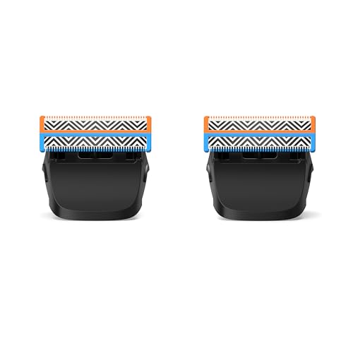 Replacement Heads ? 2-Pack Genuine Blades for PIXRAZZ P1 Electric Trimmer, Durable Stainless Steel for Body, and Bikini Grooming