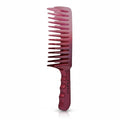 Ouidad Double Row Detangler Comb for Curly Hair - Anti-Frizz Tool
