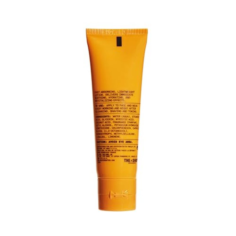 The Shop by LeBron James Men's Hydrating Face Lotion, Lightweight Daily Moisturizer for All Skin Types, Soothes Post-Shave Irritation, Protects Barrier, Non-Greasy Formula, Eucalyptus Scent, 3.4 Fl Oz