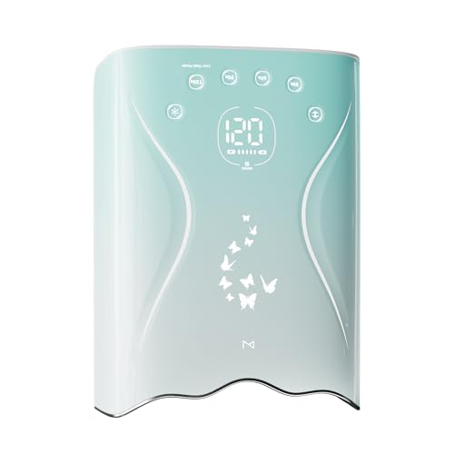 M Nova Cure 115W Green Nail Lamp with Rechargeable Battery & Digital Display