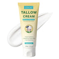 Beef Tallow for Skin, Whipped Grass Fed Beef Tallow Moisturizer, Organic Tallow Face Moisturizer Body Balm Cream, Natural Unscented Deep Nourishment for Dry Skin, 3.5oz