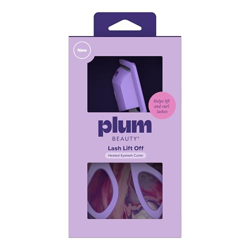 Plum Beauty Heated Eyelash Curler - USB-C Rechargeable & Adjustable Heat