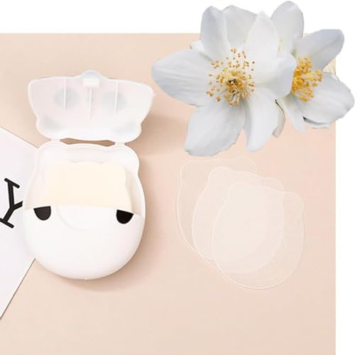 1Pc Cute Panda Portable Soap Sheets,Mini Travel Soap Paper Sheets Disposable Water Soluble Hand Washing Bath Scented Soaps for Outdoor Foaming Paper Travel,Soaps Shampoo,Personal Care