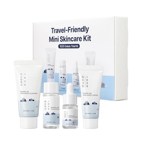 ROUND LAB Dokdo 1025 Hydrating 4-Step Skincare Mini Kit