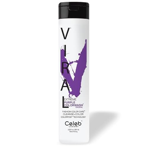 Celeb Luxury Colorwash Color Depositing Shampoo - Color Refresher, Vegan Hair Dye, Bondfix Bond Rebuilder, Viral and Gem Lites