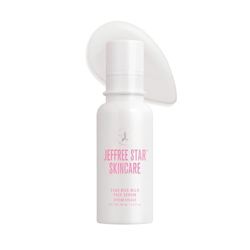Jeffree Star Cosmetics Rice Milk Face Serum, Nourishing Skin Treatment with Hyaluronic Acid, 1.8 oz