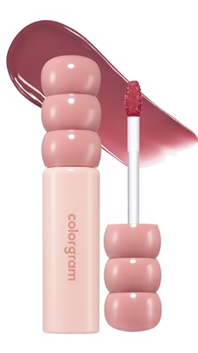 COLORGRAM Fruity Glass Tint 15 Satisfied Fig - Non-Sticky Lip Tint