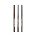 KISS Luxury Intense Retractable Eyeliner, Dark Brown 3-Pack
