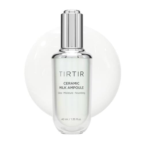 TIRTIR Ceramic Milk Ampoule - Glass Skin Serum 1.35 Fl Oz
