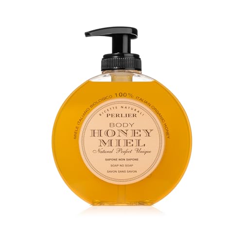 Perlier Honey Miel Delicate Liquid Soap Nourishing formula for face, hands, body - 300ml