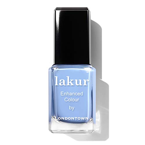 LONDONTOWN Lakur Nail Polish - Amalfi Love Blue Shade, Vegan & 21-Free