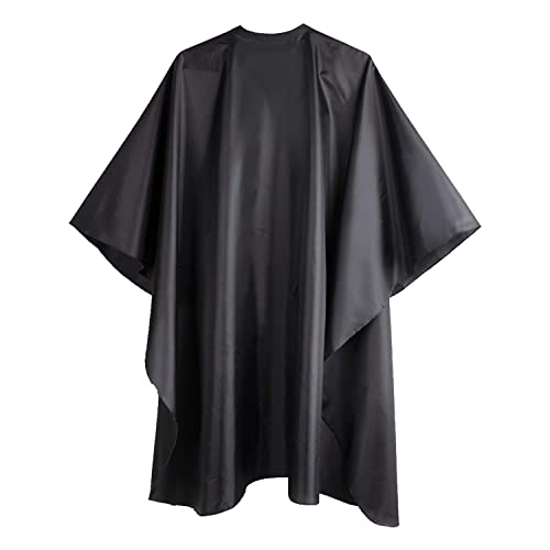 Delkinz Barber Cape with Adjustable Snap Closure waterproof Hair Cutting Salon Cape for Unisex, Perfect for Hairstylists (Pack of 1)