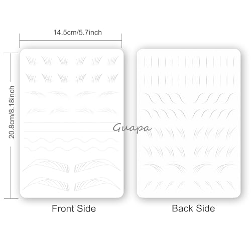 Guapa Silicone Microblading Practice Skin Dual-Sided