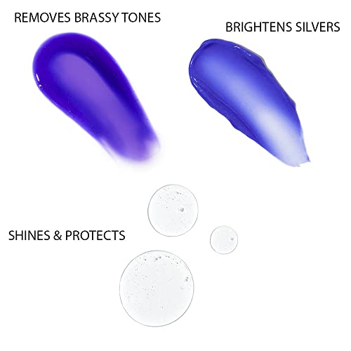 Purple Toning Shampoo & Conditioner Set for Gray Hair
