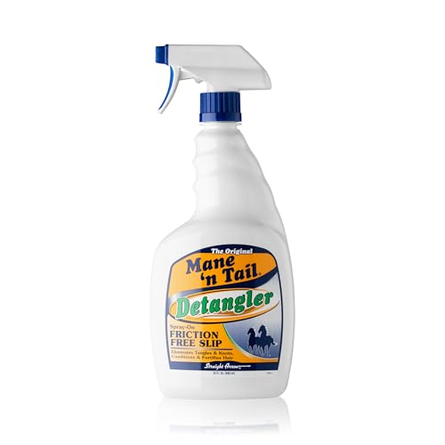 Mane 'n Tail Detangler ElIMINATES TANGLES & Knots 32 Ounce Sprayer