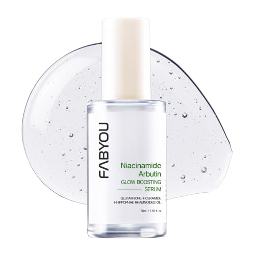 Niacinamide Arbutin Glow Boosting Serum 1.69 fl oz - Korean Skin Care Glass Skin, Deep Hydration & Even Tone with 10% Niacinamide & Arbutin, Lightweight Daily Serum for Face