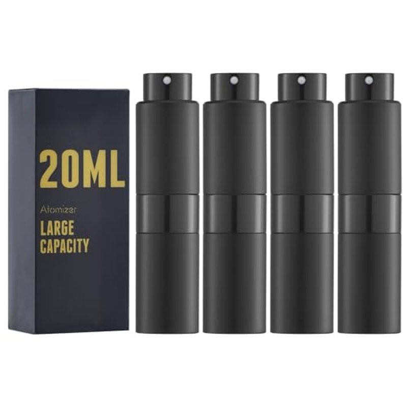 20ML Perfume Atomizer Travel Spray Bottle Set, 4 Pack