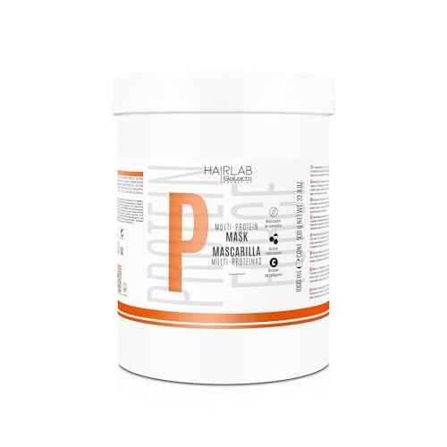 SALERM - Damaged Hair Mask - Multi-Proteins Hair Lab - 1000 ml - Helps Replenish Natural Keratin - Adds Volume and Strength - Paraben-Free