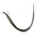 Feather Hair Extensions 4-7" Black & White Rooster Salon Quality