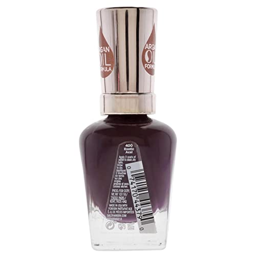 Sally Hansen Color Therapy Nail Polish, Exotic Acai, Pack of 1