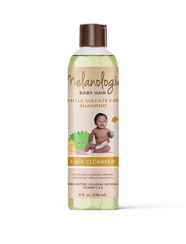 Melanologie Baby Hair Sulfate Free Shampoo - Gentle Cleanser for All Ages