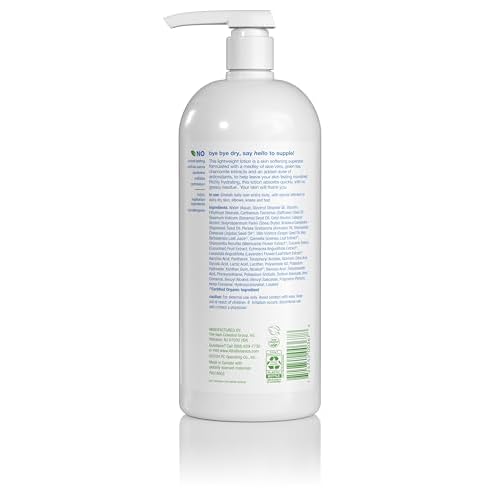 Alba Botanica Daily Moisturizing Body Lotion, Normal to Dry Skin, with Vitamin E and Shea Butter, 32 Oz (Packaging May Vary)