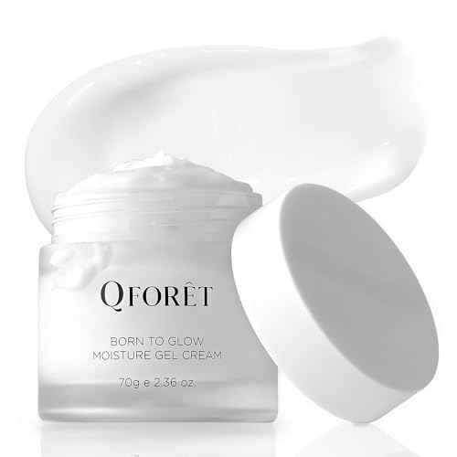 Lightweight Gel-Cream for Dehydrated Oily Skin, Vegan Mucin, Ceramide, Peptides, K-Beauty, 2.36 fl oz