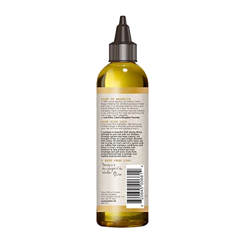 Carol's Daughter Goddess Strength 7 Oil Blend Scalp and Hair Oil for Wavy, Coily and Curly Hair, Hair Treatment with Castor Oil for Weak Hair, 4.2 Fl Oz