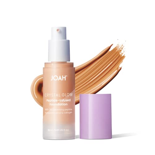 JOAH Crystal Glow Peptide Foundation - 2-in-1 Primer & Hydrating Liquid Makeup