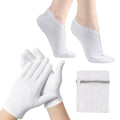 BESSLEE Cotton Moisturizing Gloves and Socks Set - Overnight Hand & Foot Spa