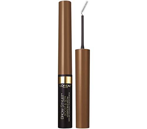 L'Oreal Paris Cosmetics Brow Stylist Boost and Set Brow Mascara, Light Brunette, 0.1 Fluid Ounce