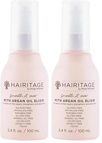 Hairitage Argan Oil Hair Spray for Frizzy & Dry Hair